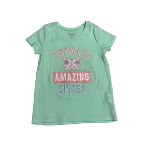 The Children's Place Green 'Totally Amazing Sister' T-Shirt‎